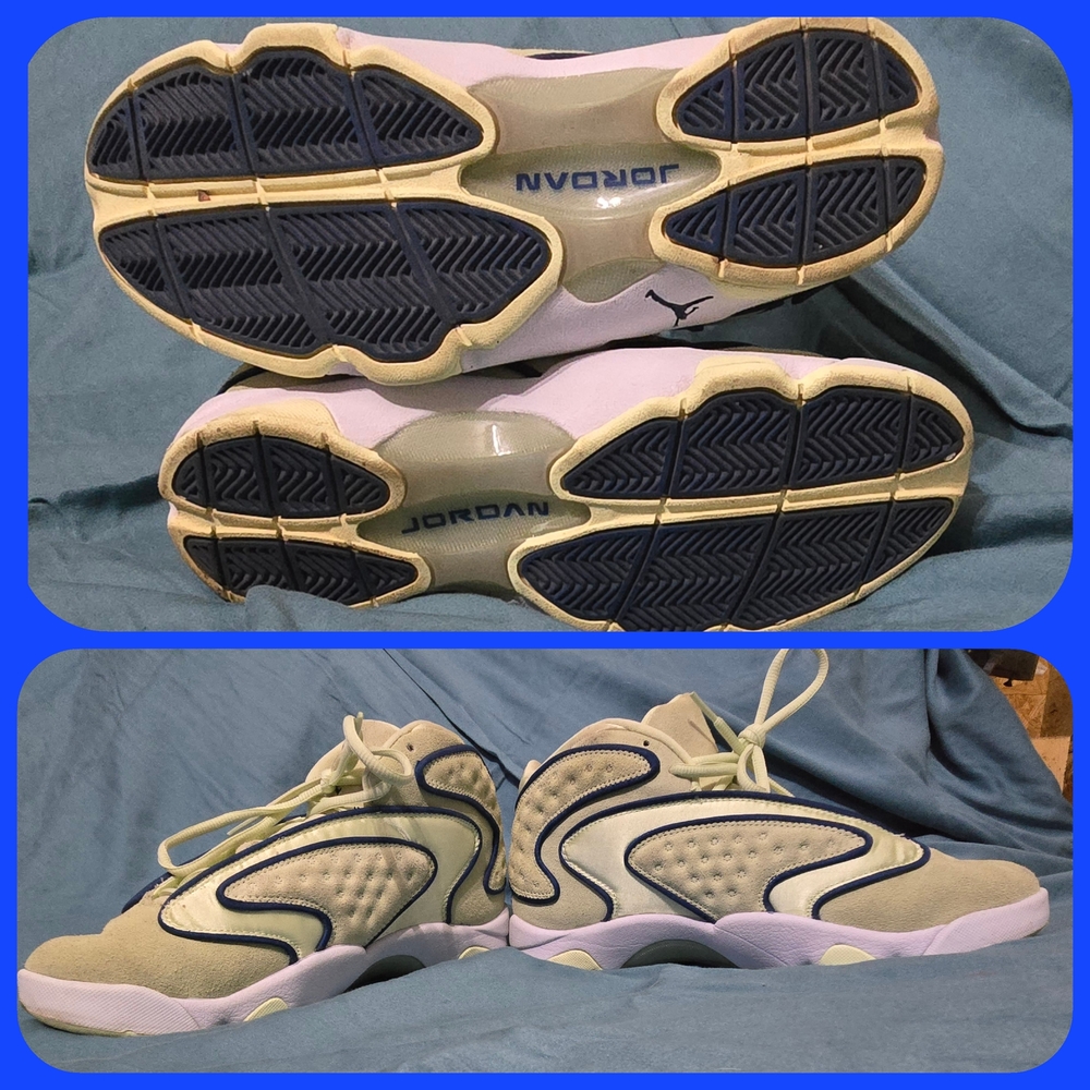 Jordan Sneakers - Beige and Blue